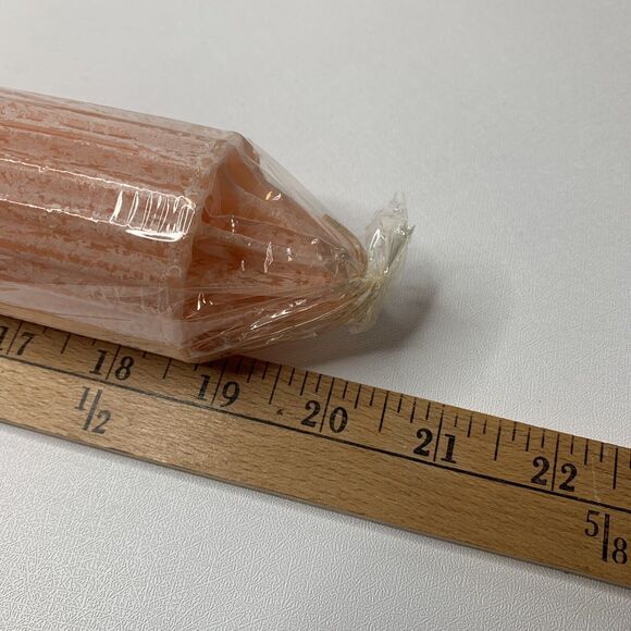 Vintage Del Mar Pink 100% Beeswax Candle GIANT 20 Inches Tall Brand New - Picture 8 of 10